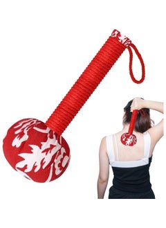 DubaiGallery 2Pcs Wormwood Massage Hammer, Manual Hammer Massager Body Massage Hammer, Back Knock Long Handheld Massage Hammer for Back Pain Relief  - Image 2