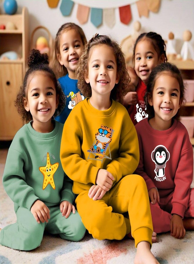 Toddylon Baby Tshirts Full Sleeves Regular Fit Unisex T-Shirt Round Neck Pullover Sweatshirt | Cotton Tees | Printed Top (Tshirts Only) (Pack of 5, 2-3 Years) - Image 3