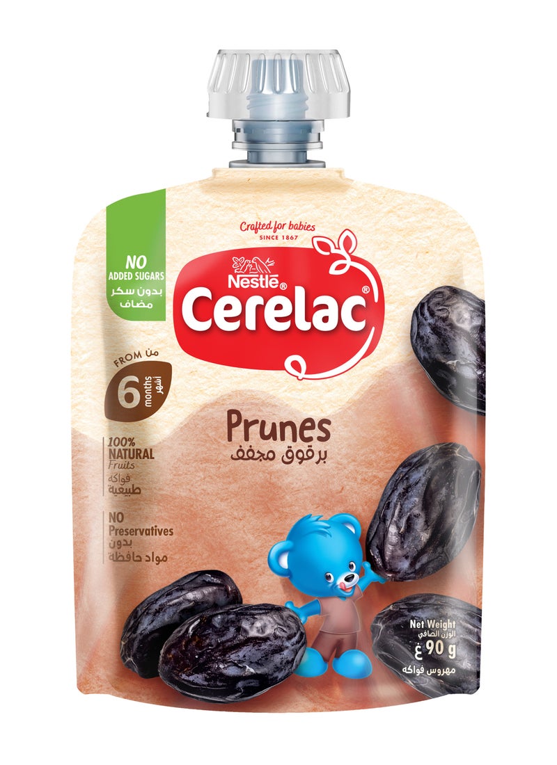 Cerelac Nestle Prunes Puree Pouch Baby Food 90gm - Image 2