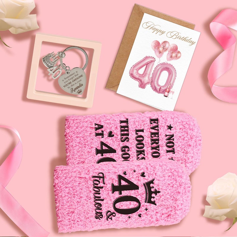 Giftota 40th Birthday Gifts Women, 40 Year Old Birthday Gifts for Women Self Care Relaxing Spa Gift Basket Fabulous 40th Birthday Gift Idea for Her Happy 40Yr Birthday Gift for Woman Mom Wife Sister Friends - Image 5