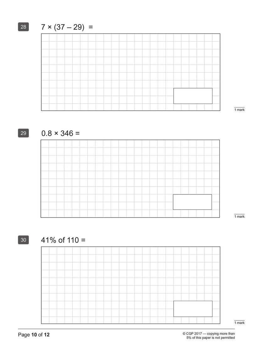 null - KS2 Maths & English SATS Practice Papers: Pack 1 - for the 2025 tests (with free Online Extras) - Image 1