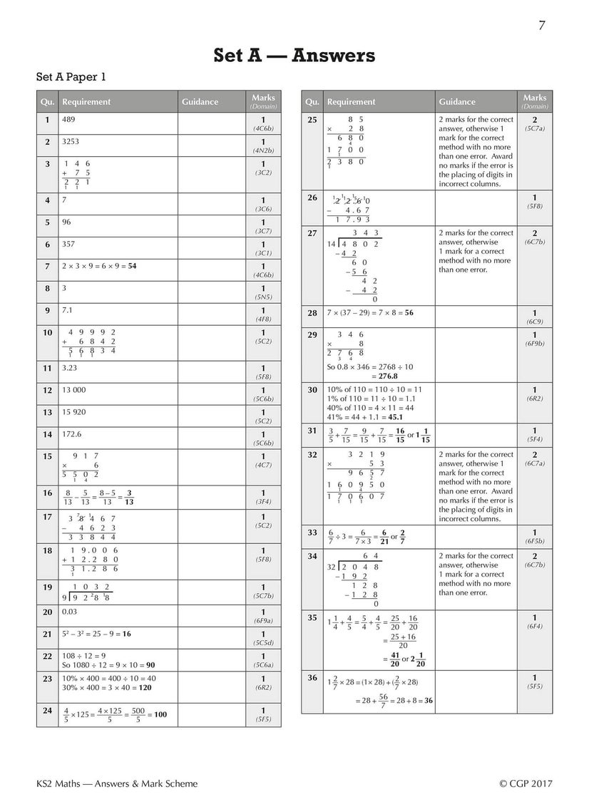 null - KS2 Maths & English SATS Practice Papers: Pack 1 - for the 2025 tests (with free Online Extras) - Image 1