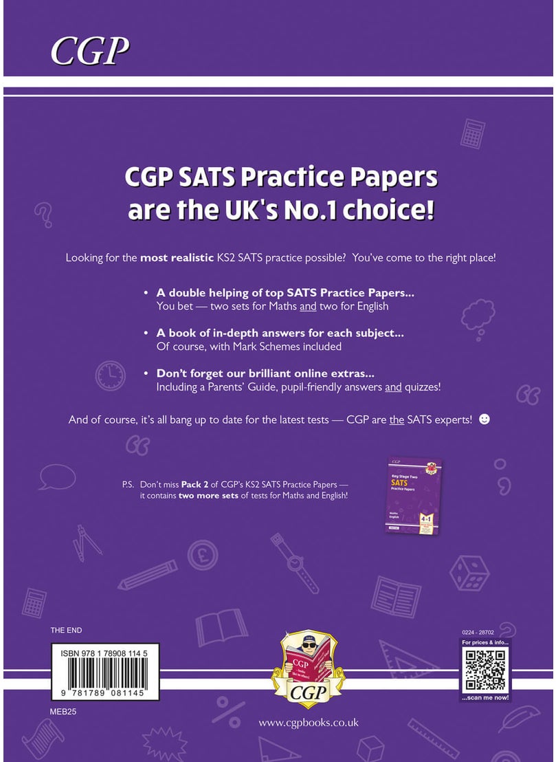 null - KS2 Maths & English SATS Practice Papers: Pack 1 - for the 2025 tests (with free Online Extras) - Image 1