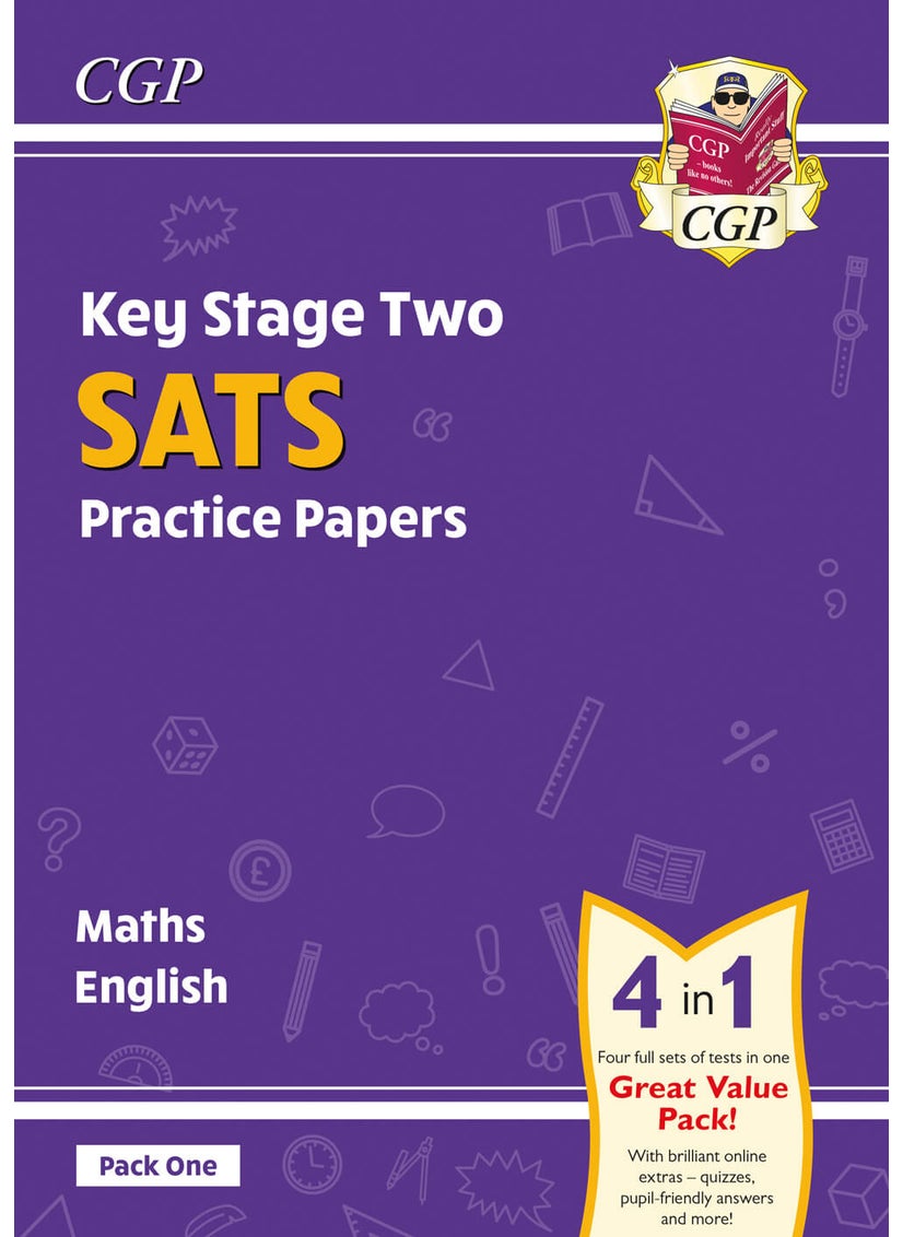 null - KS2 Maths & English SATS Practice Papers: Pack 1 - for the 2025 tests (with free Online Extras) - Image 1
