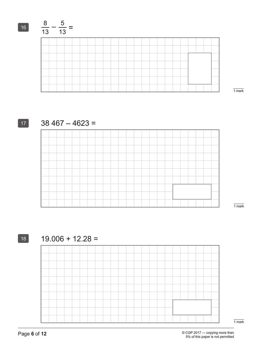null - KS2 Maths & English SATS Practice Papers: Pack 1 - for the 2025 tests (with free Online Extras) - Image 1