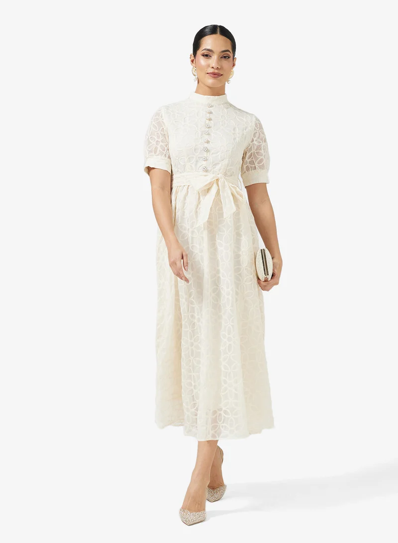 خزانة Textured A-line Dress