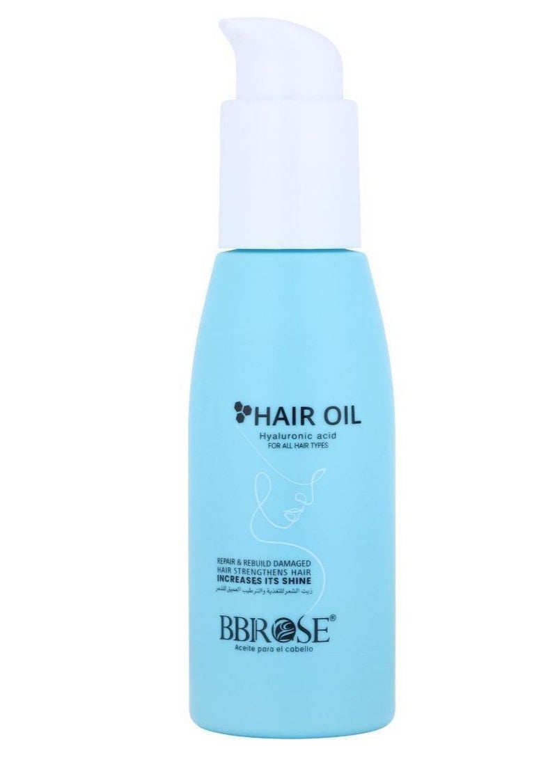 BBROSE Hyaluronic Acid Hair Oil Repair And Rebuild Damaged Hair Strengthens Hair And Increases Shine 100 ml - Image 1