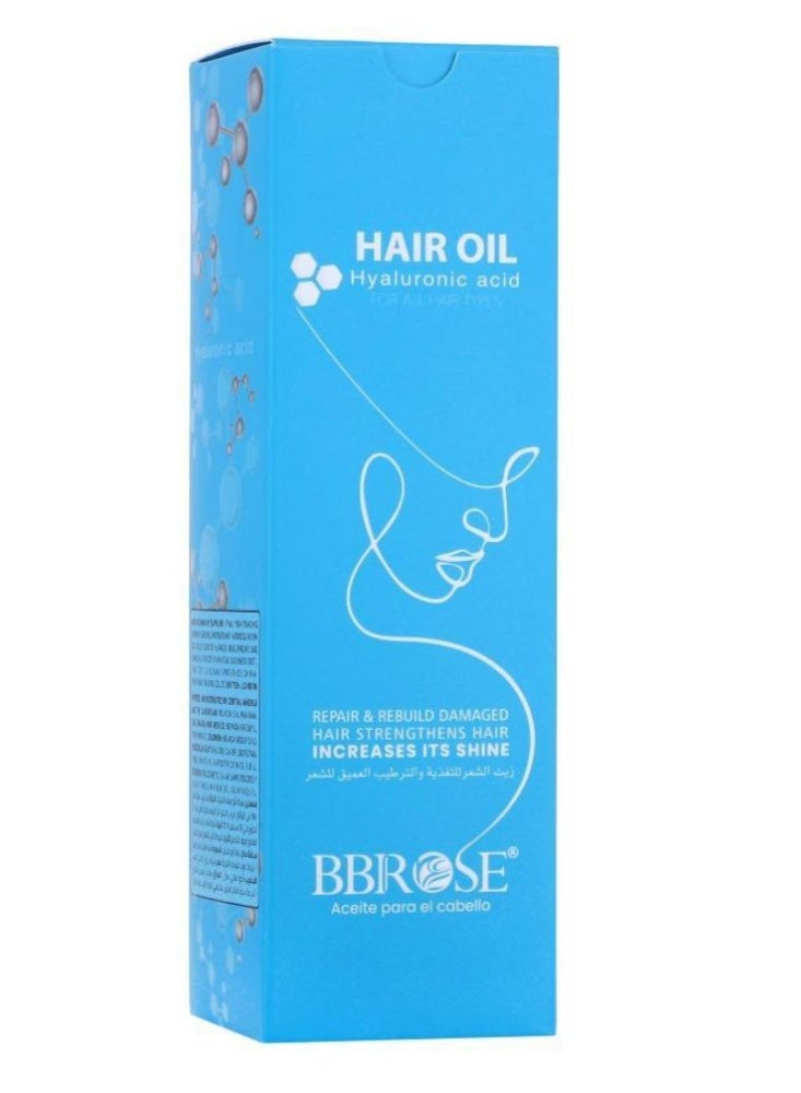 BBROSE Hyaluronic Acid Hair Oil Repair And Rebuild Damaged Hair Strengthens Hair And Increases Shine 100 ml - Image 2