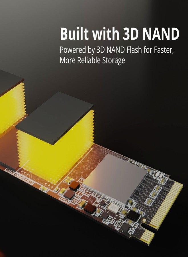 تايم تيك محرك أقراص الحالة الصلبة الداخلي Timetec بسعة 256 جيجابايت من نوع NVMe PCIe Gen3x4 بسرعة 8 جيجابت/ثانية M.2 2280 بتقنية 3D NAND TLC وذاكرة تخزين مؤقتة SLC عالية الأداء بسعة 150 تيرابايت وسرعة قراءة/كتابة تصل إلى 2100/1600 ميجابايت/ثانية لأجهزة الكمبيوتر المحمولة والمكتبية (256 جيجابايت). - Image 5