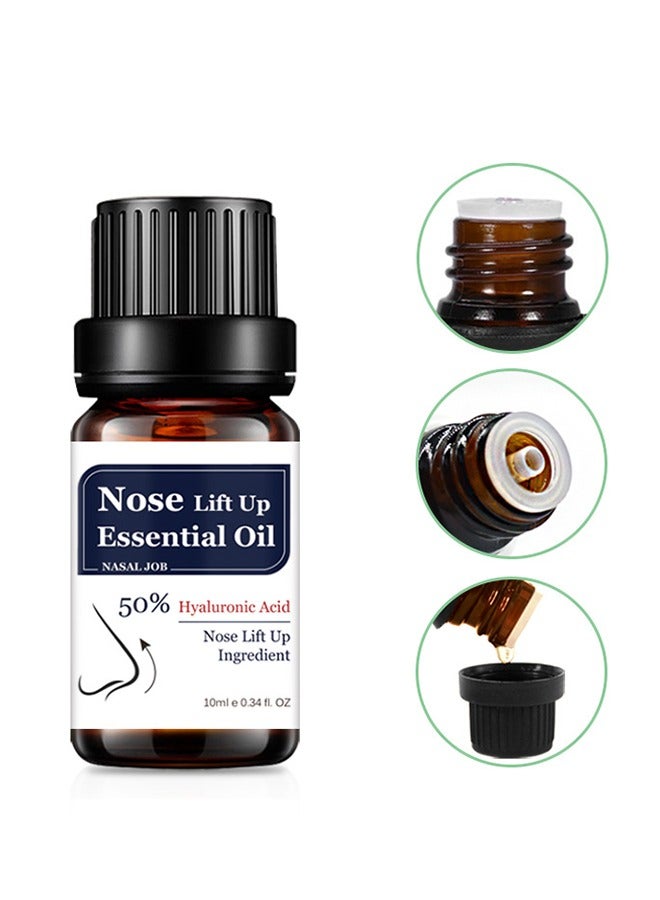 Lanthome Nose Lift Up Essential Oil, Reduce Melanin, Nose Bone Reshaping and Tightening Essential Oil, Nose Repair Massage Oil - 10ML - Image 2