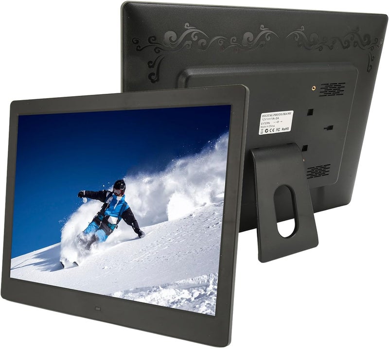 klarako HD Digital Photo Frame Wall Mounted Prime Viewing for Superior Audio Experience 4:3 Display Perfect for Vibrant Advertising Video Stand Plate Holder Display Picture Frames (US - Image 3