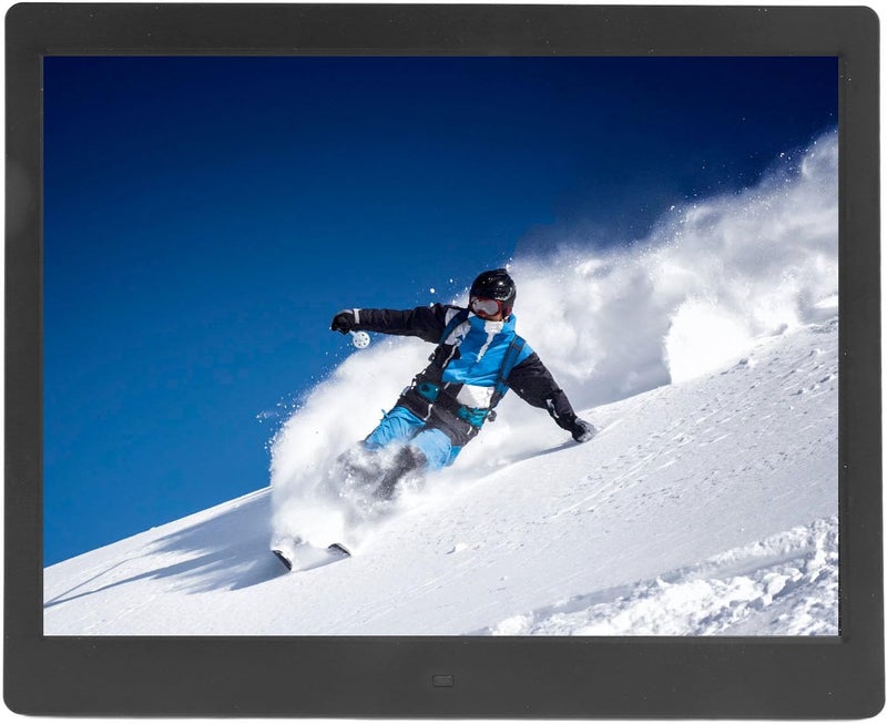 klarako HD Digital Photo Frame Wall Mounted Prime Viewing for Superior Audio Experience 4:3 Display Perfect for Vibrant Advertising Video Stand Plate Holder Display Picture Frames (US - Image 1