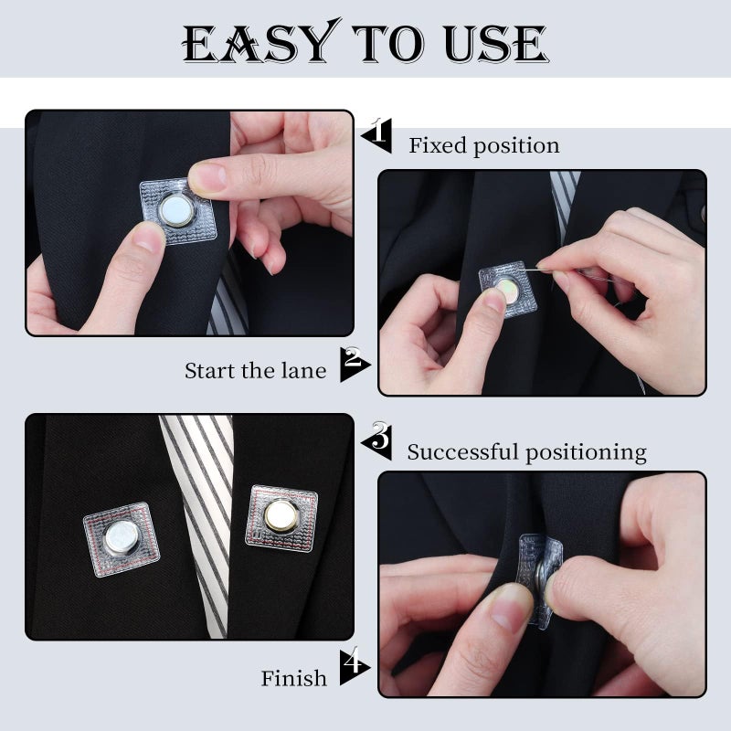 Fireboomoon 32 Pairs 1.18 Inch Invisible Hidden Sew Magnetic Snap,PVC Strong Magnetic Closures Fastener Snaps Buttons for Purses Handbag Clothing DIY Crafts - Image 3