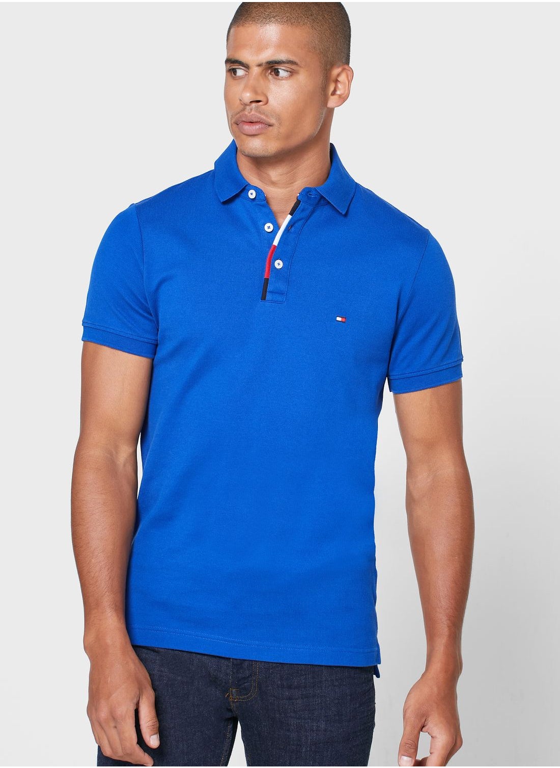 Structure slim fit outlet polo