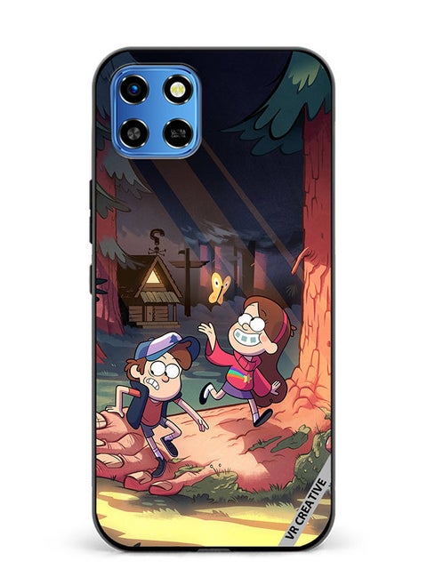 Protective Case Cover For Infinix Smart 6 HD Gravity Falls Design Multicolour