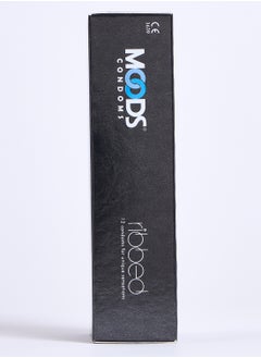 Moods Ribbed Condoms 12's Made With Natural Rubber Latex  - Image 3