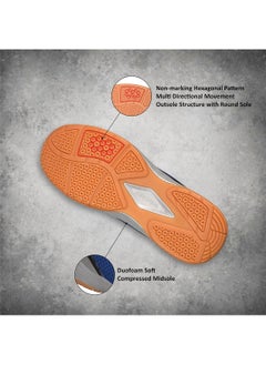 Nivia Appeal Non-Marking Badminton Shoes | Size: 4 UK/ 5 US/ 38 EU | Material: Synthetic | For Men & Boys | Lightweight | Breathable mesh with PU Coated | Flexibility and Stability | Ideal for Sports  - Image 4