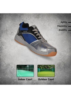 Nivia Appeal Non-Marking Badminton Shoes | Size: 4 UK/ 5 US/ 38 EU | Material: Synthetic | For Men & Boys | Lightweight | Breathable mesh with PU Coated | Flexibility and Stability | Ideal for Sports  - Image 5