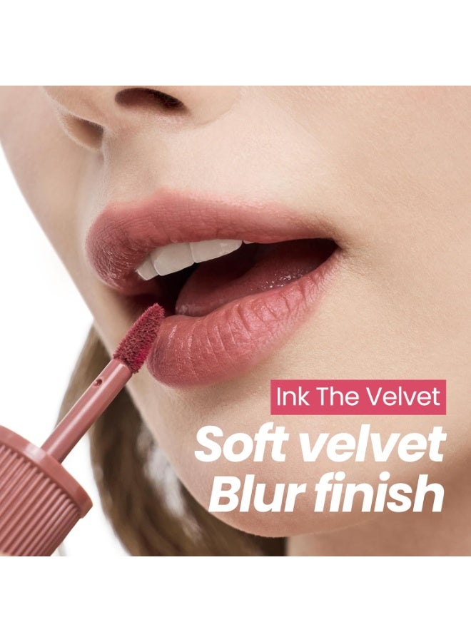 Peripera Ink The Velvet Lip Tint | Highly Pigmented, Longwear & Weightless Lip Tint | Smudge-Proof, Buildable Color for Lips & Cheeks | 40 CALM ROSY - Image 4