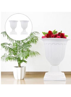 Generic 𝐅𝐅𝐃 Flower Vase Plastic Pots Outdoor Plant Pots Plastic Flower Pots Planter Pots Plastic Gardening Pots Nursery Pot Flower Plant Container Plastic Plant Pot  - Image 4