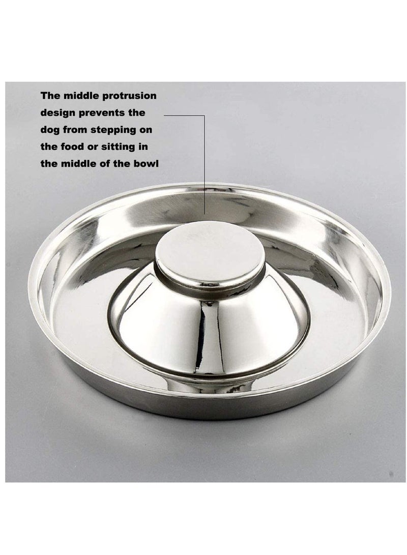 Zikra Puppy Feeding Bowls,Stainless Steel Metal Dog Bowls,Puppy Weaning Bowl Puppy Dishes,Litter Feeding Bowls for Multiple Puppies Cats Eating at Same Time for Small Medium Large Dogs - Image 5