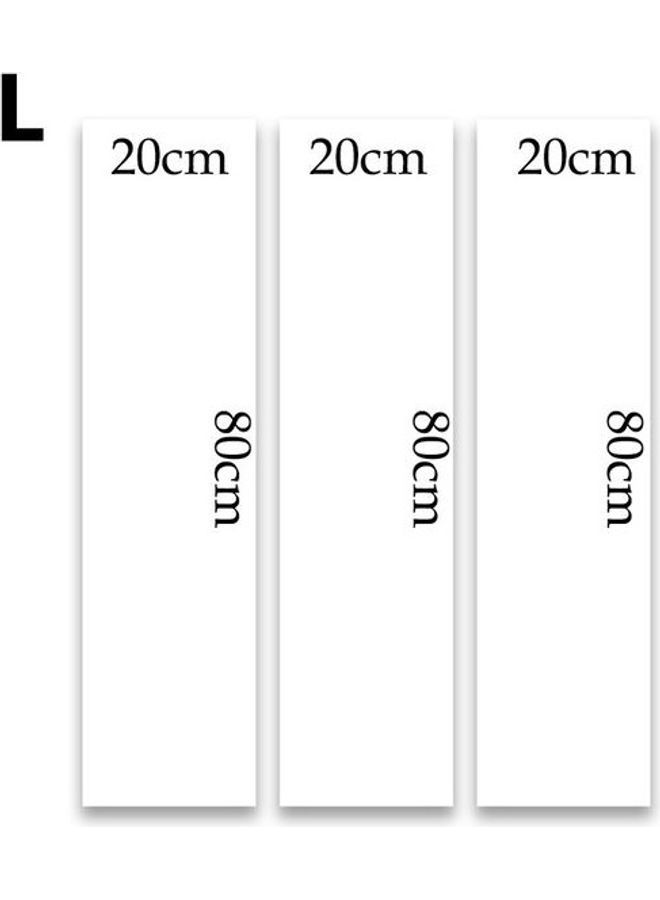 Loquat 3-Piece Moon Themed Painting Set Black/Orange L - Image 2