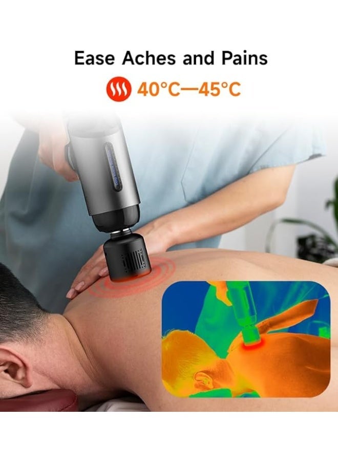 QUTEK Heat + Ice Massage Head Dual-Function Modes: Heating and Cooling Effects Adjustable Heat Settings (40-50°C) and Cooling Settings (As Low As 10°C) Rapid Heating and Cooling Skin-Friendly Material - Image 4