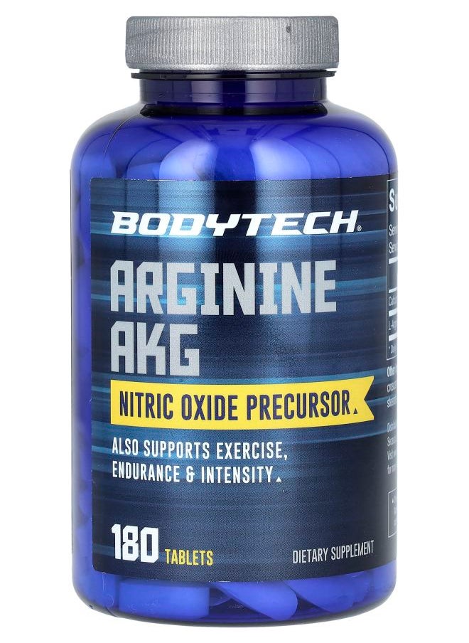 BODYTECH - Arginine AKG 180 Tablets - Image 1