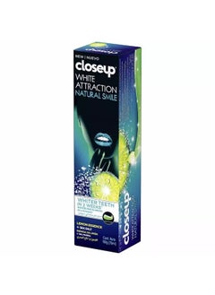 Closeup Close Up White Attraction Natural Smile Toothpaste With Lemon essence and Sea Salt - 75ml  - Image 3