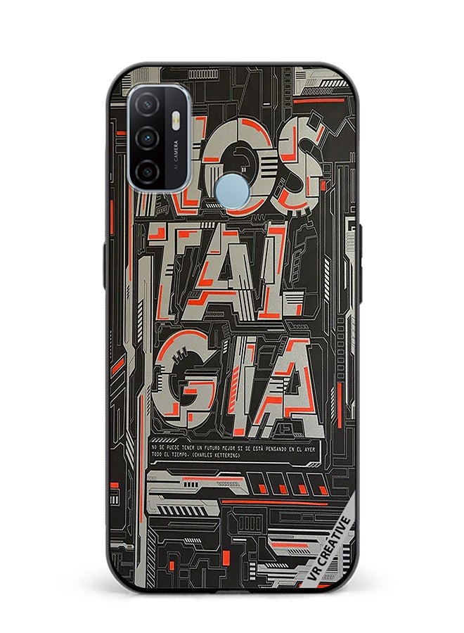 VR CREATIVE Protective Case Cover For Oppo A53 Nostalgia Design Multicolour - Image 1