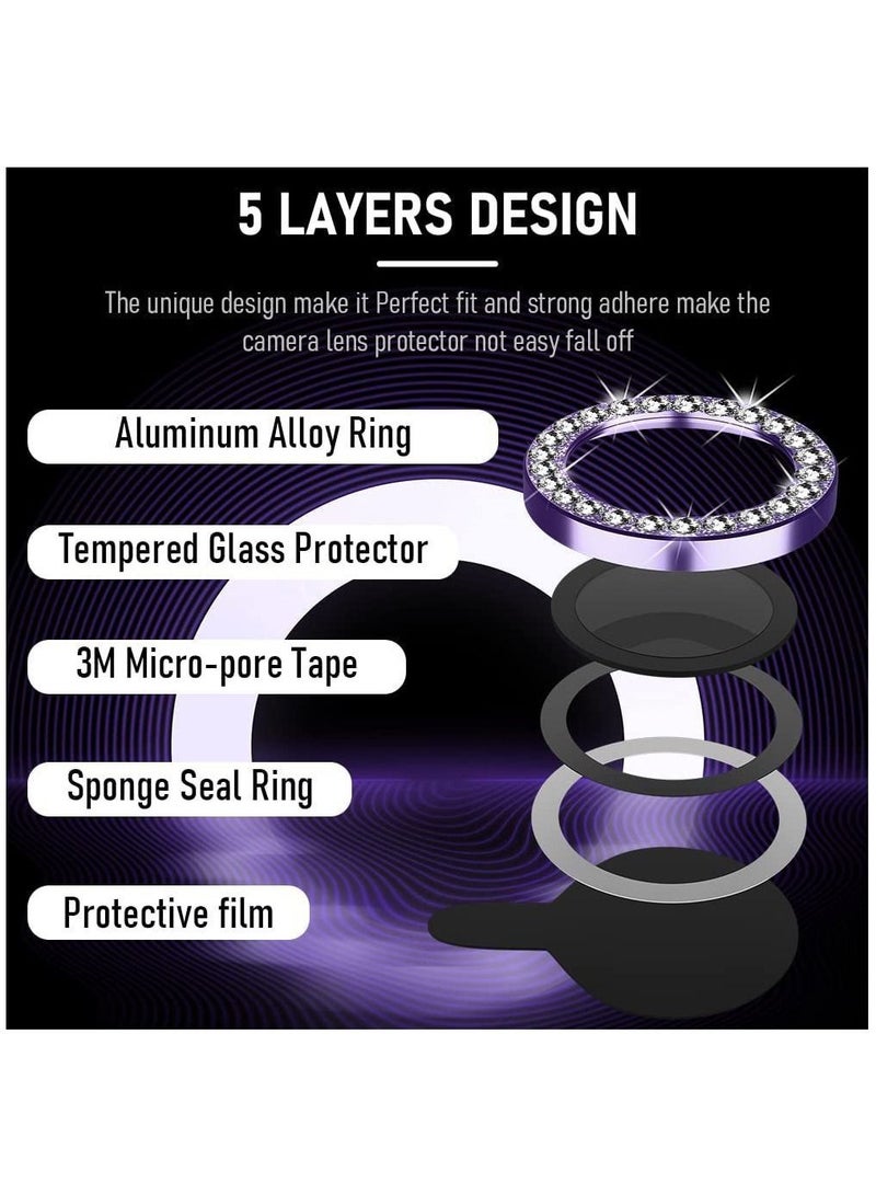 Premium Camera Lens Film Protector Shield For Apple iPhone 15Pro/15 Pro Max 2023,Multicolour - Image 4