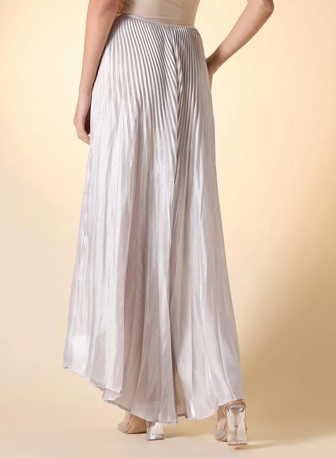 Iconic Iconic Pleated Palazzo Pants with Flexi Waist