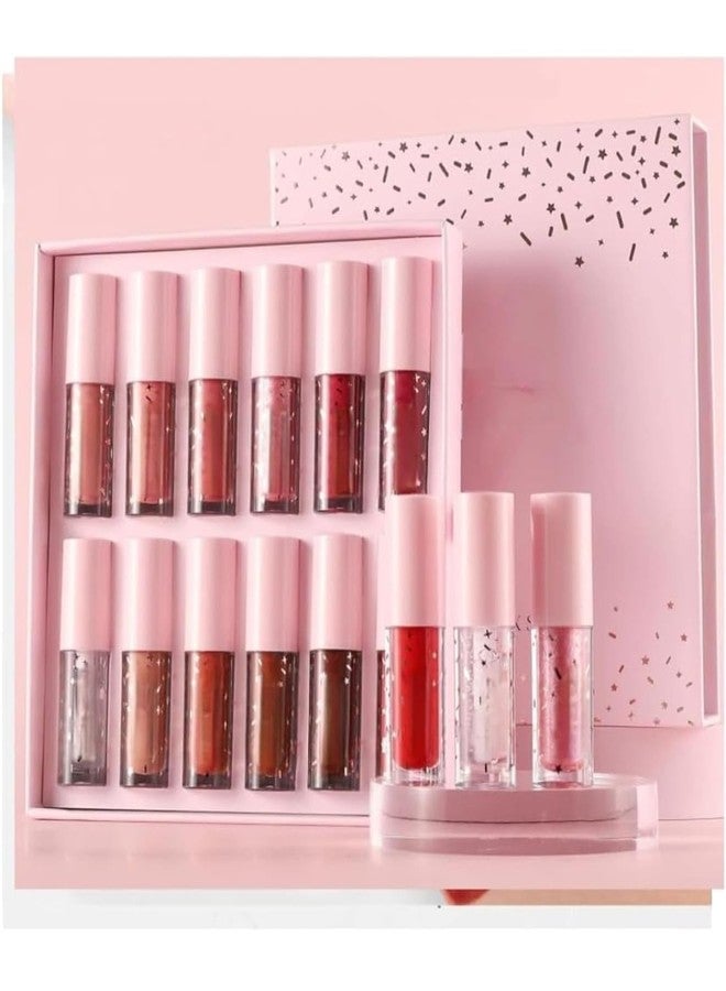 PROTYA 12 PC NEW PINK GLITTER LIPSTICK FOR MULTICOLOR GIRLS AND WOMEN USES (12PC) - Image 4