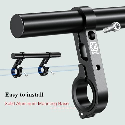 BRCOVAN Aluminum Alloy Handlebar Extender Extensions with 11.81'' Long Cross Bar with Double Clamp Mounting Base Fit 0.875'' / 1'' / 1.125'' / 1.26'' Handlebars for Bike Bicycle Motorcycle Scooter ATV - Image 5
