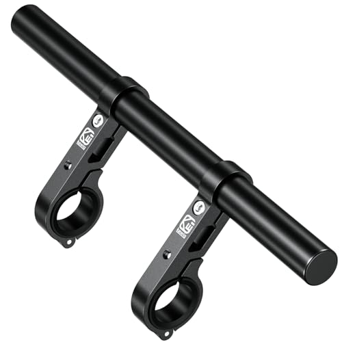 BRCOVAN Aluminum Alloy Handlebar Extender Extensions with 11.81'' Long Cross Bar with Double Clamp Mounting Base Fit 0.875'' / 1'' / 1.125'' / 1.26'' Handlebars for Bike Bicycle Motorcycle Scooter ATV - Image 1