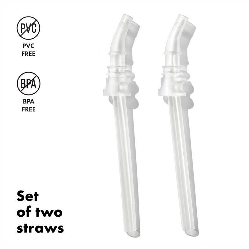 OXO Tot Adventure Water Bottle 12 Oz Replacement Straw - 2 Pack - Image 3