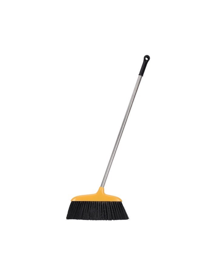 Royalford Long Handle Dustpan with Brush RF12787 Large and Wide Brush Head Durable Stiff Bristles with Long Handle and Comfortable Grip Multi-Purpose Cleaning Tool - Image 4
