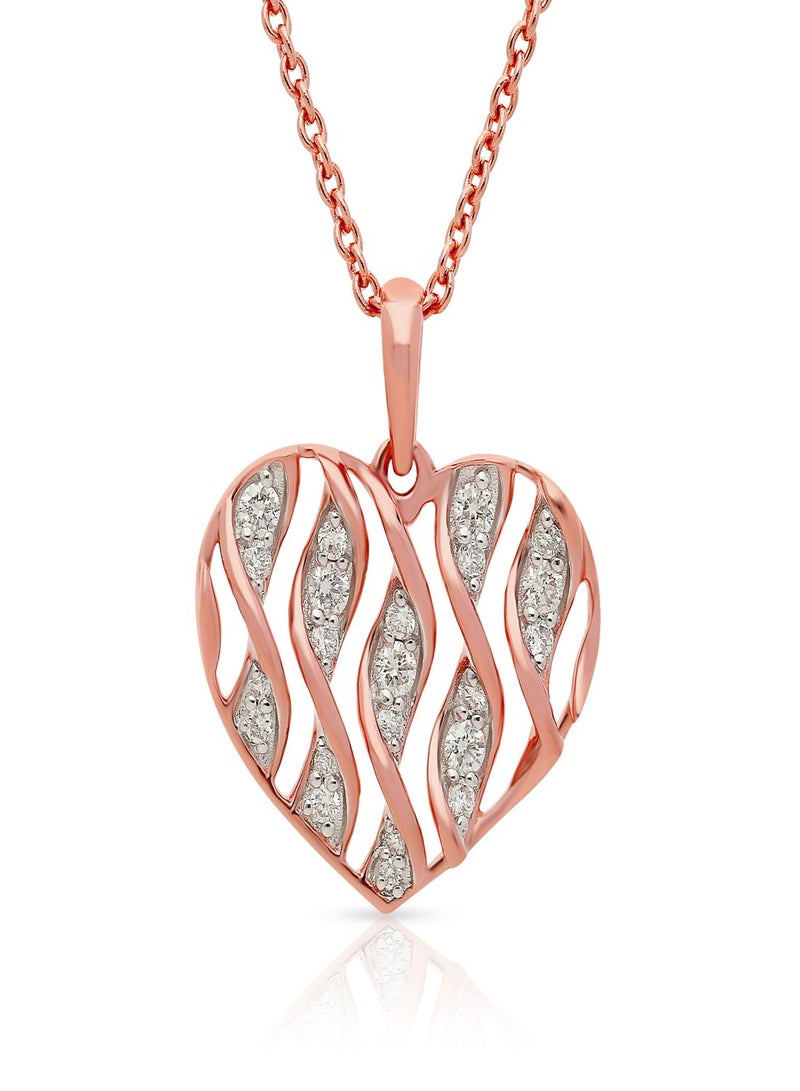 Malabar Gold and Diamonds 18 Carat 750 Purity Mine Diamond Pendant MRGHTH097PN1  - Image 1