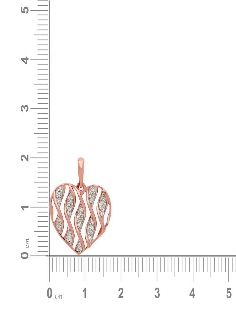 Malabar Gold and Diamonds 18 Carat 750 Purity Mine Diamond Pendant MRGHTH097PN1  - Image 5