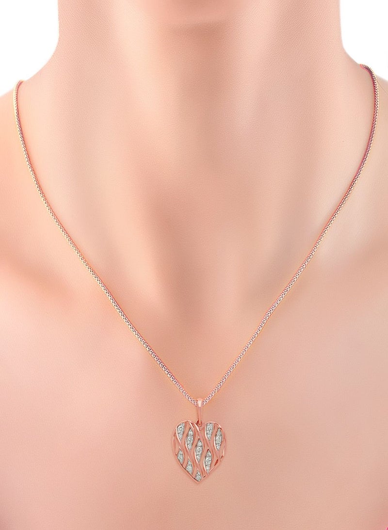 Malabar Gold and Diamonds 18 Carat 750 Purity Mine Diamond Pendant MRGHTH097PN1  - Image 4