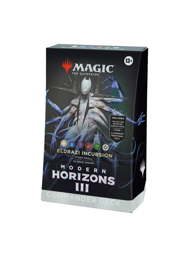 Magic the Gathering Magic: The Gathering Modern Horizons 3 Commander Deck - Eldrazi Incursion (100-Card Deck, 2-Card Collector Booster Sample Pack + Accessories) - Image 1