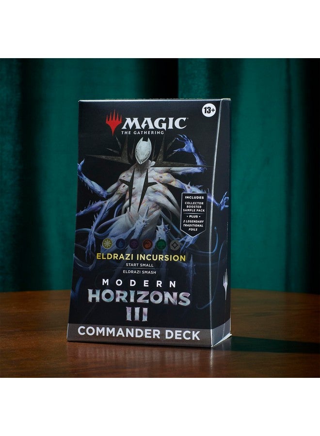 Magic the Gathering Magic: The Gathering Modern Horizons 3 Commander Deck - Eldrazi Incursion (100-Card Deck, 2-Card Collector Booster Sample Pack + Accessories) - Image 2