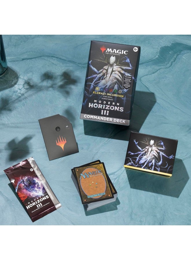Magic the Gathering Magic: The Gathering Modern Horizons 3 Commander Deck - Eldrazi Incursion (100-Card Deck, 2-Card Collector Booster Sample Pack + Accessories) - Image 3