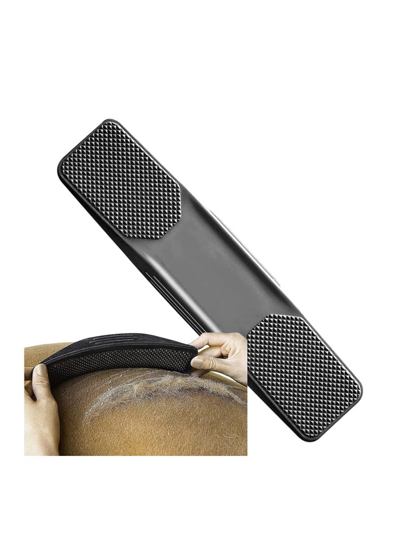 6-in-1 Multi-Functional Horse Hair Grooming Brush - Shedding, Massage, and Beauty Tool for Pets (Black) - Effective Hair Removal and Grooming Solution. - Image 1