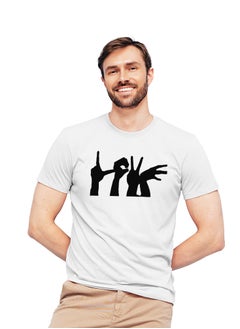 Fashion World Cotton T-shirt Printed with High-quality love