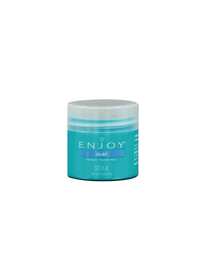 ENJOY Style Clay Medium Flexible Hold 2.1 oz - Image 1
