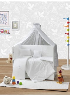 60X120CM Bed Side Protector 100% Cotton Lace Model 10 Piece Baby Sleeping SET12 - pzsku/ZE7FAEFEC6F824BF172DAZ/45/_/1740652439/1165ec19-4a82-4387-9089-6c5aff4bc931