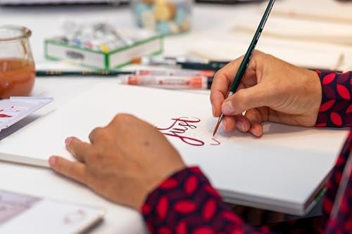 da Vinci Watercolor Series 4219 Nova Paint Brush Set, Synthetic, Multiple Sizes, 4 Brushes (Series 1570) - Image 4