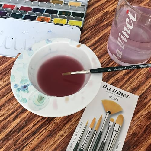 da Vinci Watercolor Series 4219 Nova Paint Brush Set, Synthetic, Multiple Sizes, 4 Brushes (Series 1570) - Image 3