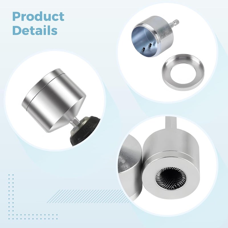 Pipe Maintenance And Rust Removal Steel Cleaning Tools For Power Drill, 4 Pcs Copper Pipe Brushes Includes 15 Mm And 22 Mm Brushes With Attachments - Image 5